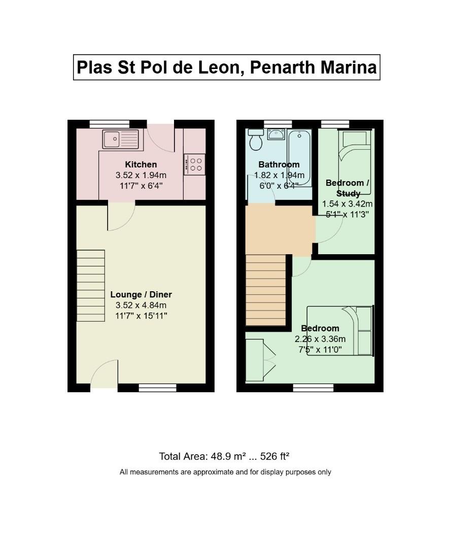 Floorplan for Plas St. Pol De Leon, Penarth